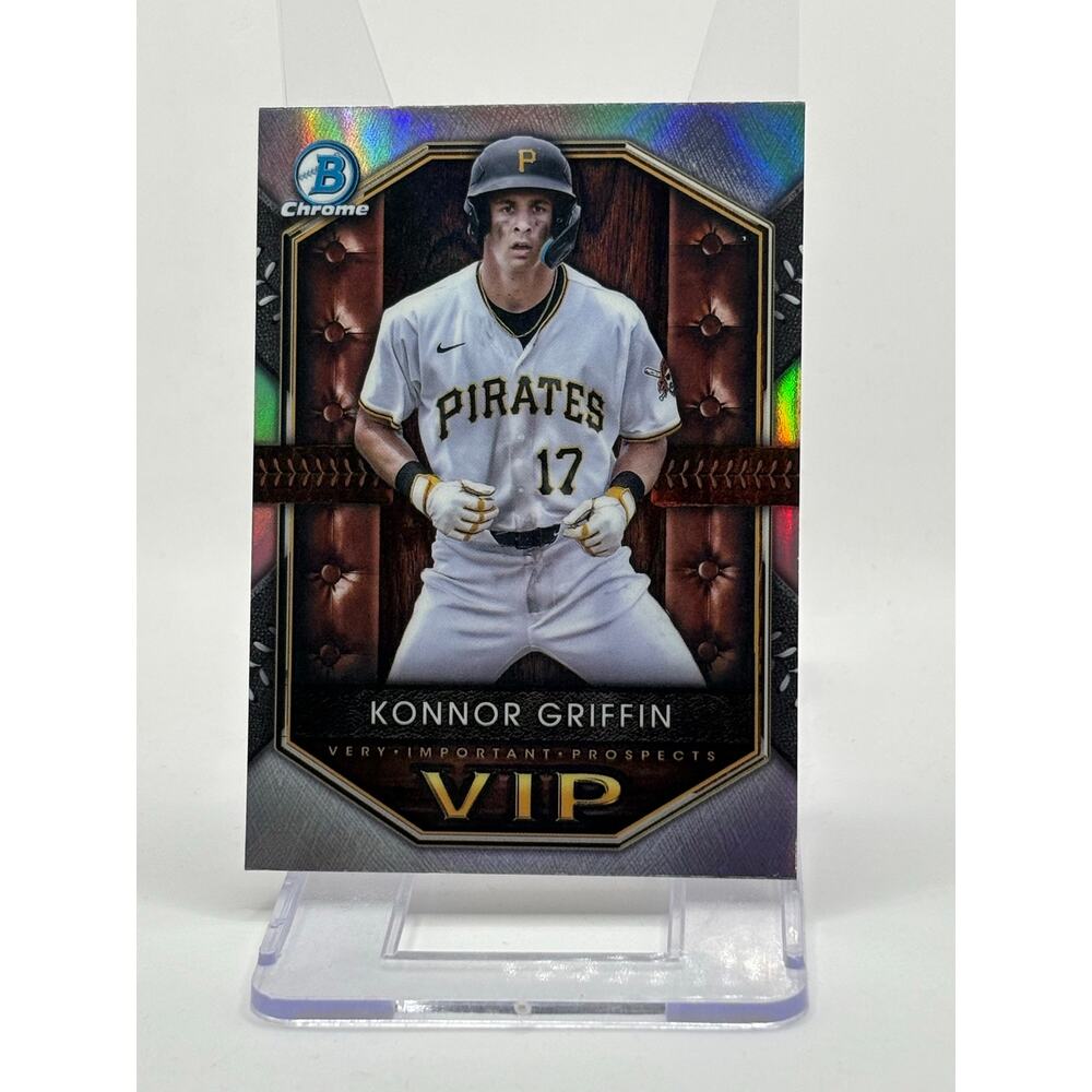 2025 Bowman Chrome Konnor Griffin VIP Very Important Prospects Refractor Pirates